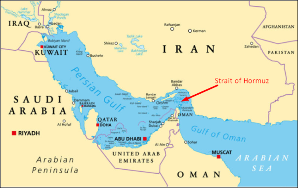 होरमुज जलडमरूमध्य (Strait of Hormuz)